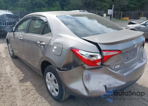 2014 Toyota Corolla Le Eco z USA, uszkodzony, nr VIN 5YFBPRHE7EP123042